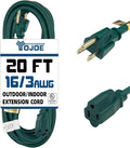 YOJOE Indoor Outdoor Extension Cord, 3 Prong 13A Weatherproof Power Cord by YOJOE