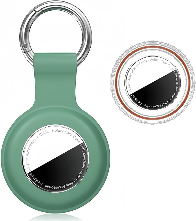 Linsaner Waterproof for AirTag 2nd Gen & 1st Gen Holder Case Keychain for Air by Linsaner