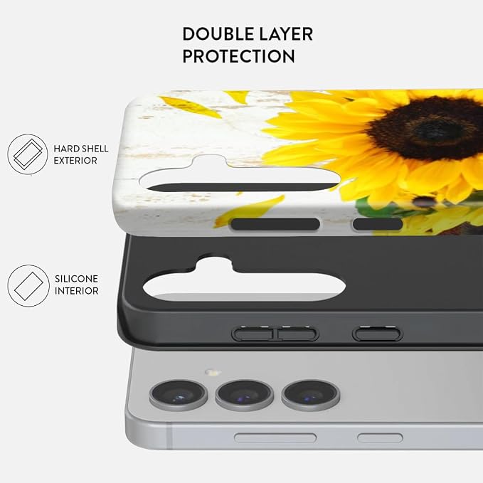Compatible for Samsung Galaxy A36 5G Case, Dual Layer Heavy Duty 2 in 1 - Image 2
