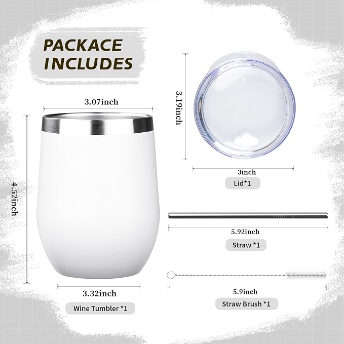 12oz Stemless Wine Tumbler - Image 5