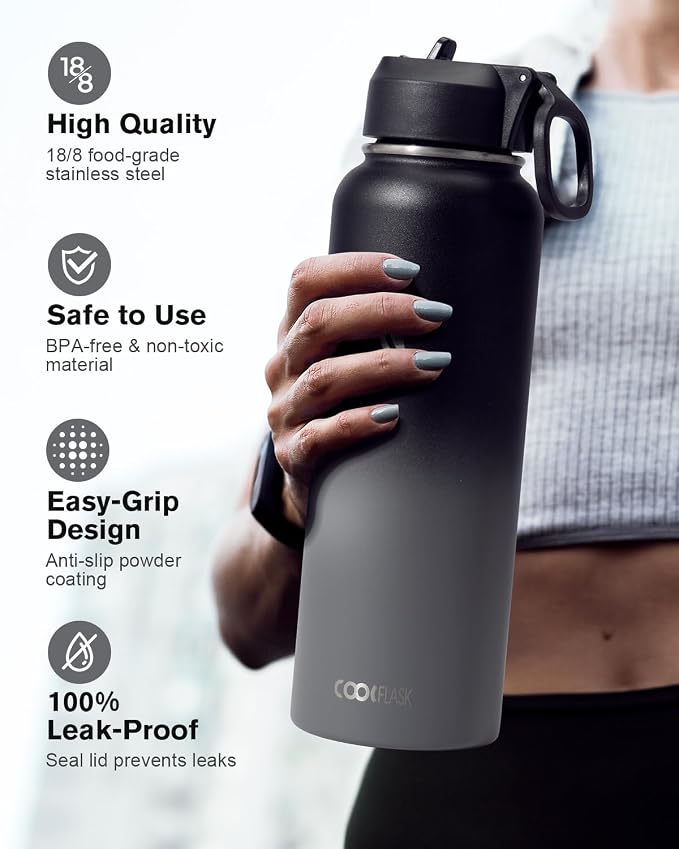 Water Bottle 40 oz Insulated - Image 3
