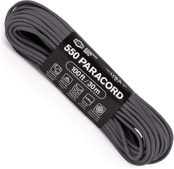 Atwood Rope MFG 550 Paracord 100 Feet 7-Strand Core Parachute Cord by AtwoodRopeMFG