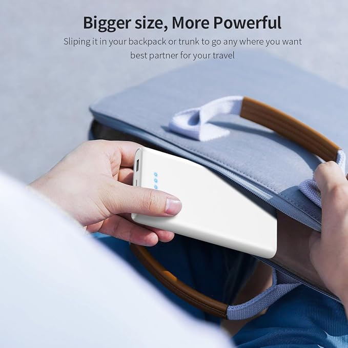 Portable Charger Power Bank 25, 5V/3A USB C in&Out Fast Phone Charging - Image 2