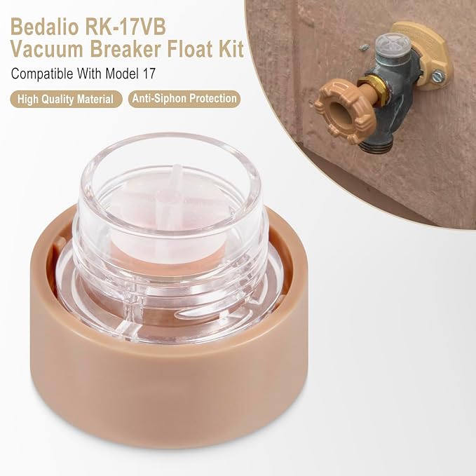 RK-17VB Vacuum Breaker Float Kit, Anti-Siphon Wall Faucet Repair Kit, Anti - Image 2