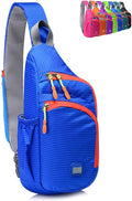 Peicees Small Sling Backpack Waterproof Unisex Shoulder Bag Chest Crossbody by Peicees