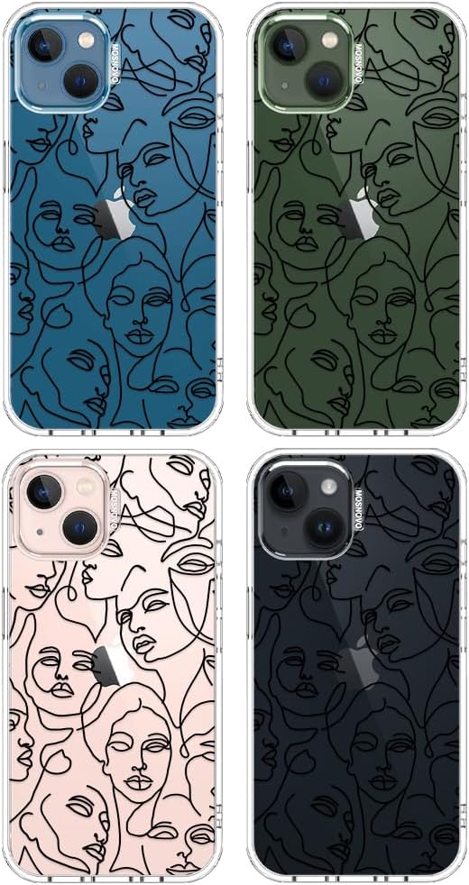 MOSNOVO for iPhone 13/14 Case | Military Grade 6.6ft Drop Tested | Clear - Image 4