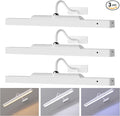 Picture Light with Remote - 16in White Rechargeable Battery Wall Light by Craftersmark