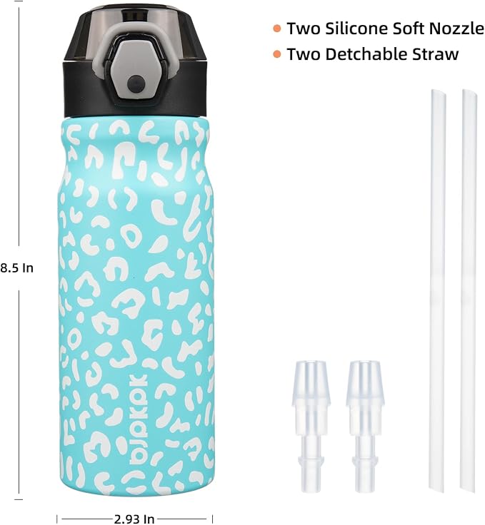 BJPKPK Insulated Water Bottle 18oz Stainless Steel Water Bottles - Image 4