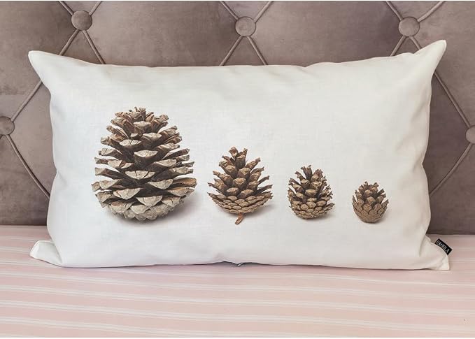 EKOBLA Pinecone Throw Pillow Case - Image 4