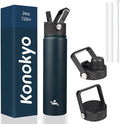 Konokyo Insulated Water Bottle 24oz Stainless Steel Sport Bottles by Konokyo