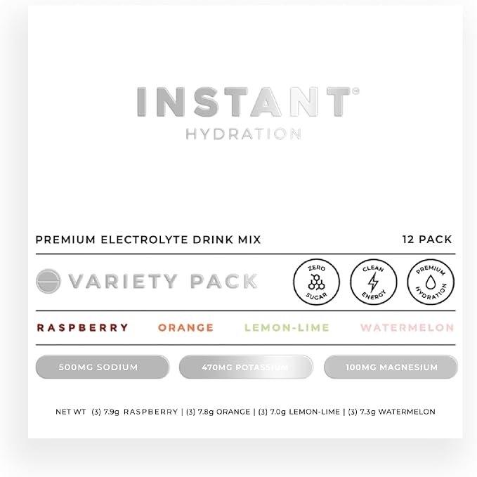 Instant Hydration Electrolytes Powder Packets by InstantHydration