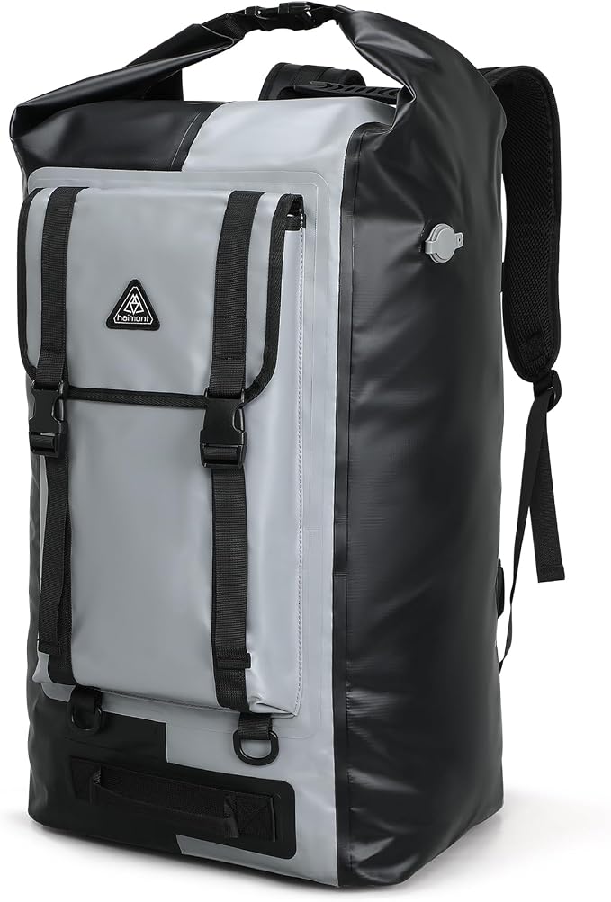 Haimont Waterproof Backpack Roll Top Dry Bag Kayak Dry Backpack IPX7 by Haimont