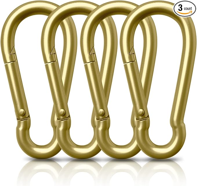 AUTMATCH Carabiner Clips, 4 Pack by AUTMATCH