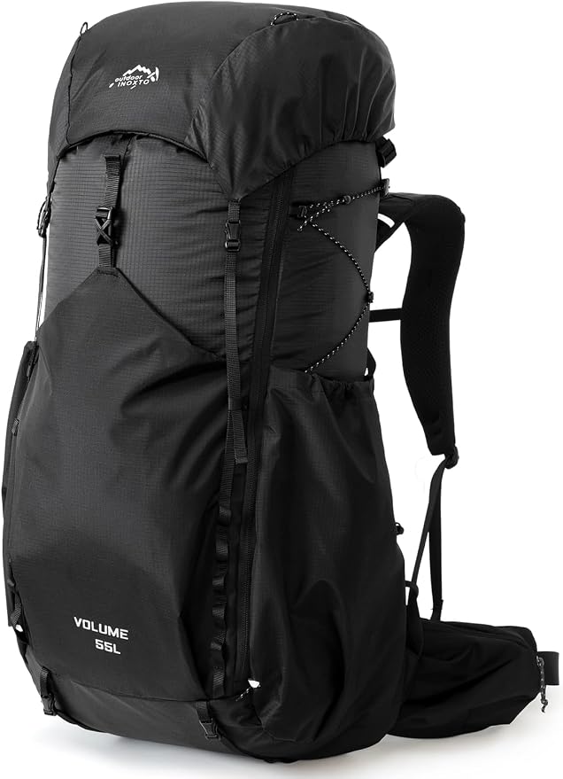 IX INOXTO 55L Internal Frame Waterproof Hiking Camping Backpack by INOXTO