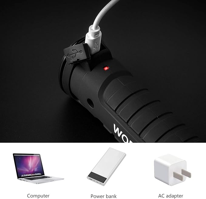 Lmaytech Gifts for Men 4Pack LED Flashlight, Rechargeable Work Lights - Image 6