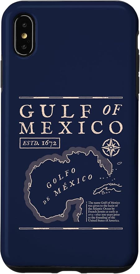 Gulf of Mexico 1672 Historic Map Case by Unknown