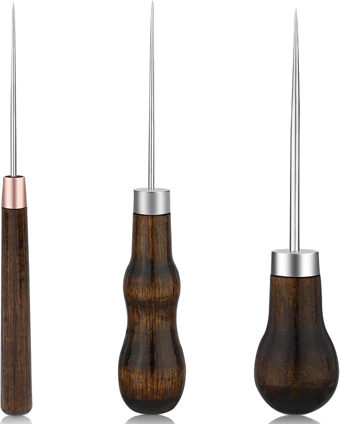 ZXIIXZ 3 Pack Leather Scratch Awl Tool, Awl Tool Sewing by ZXIIXZ