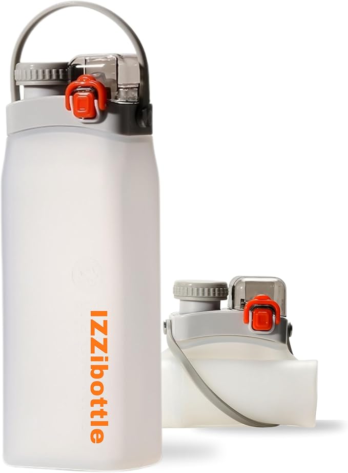 IZZI bottle Collapsible Lightweight Silicone Water Bottle | BPA Free, by Unknown