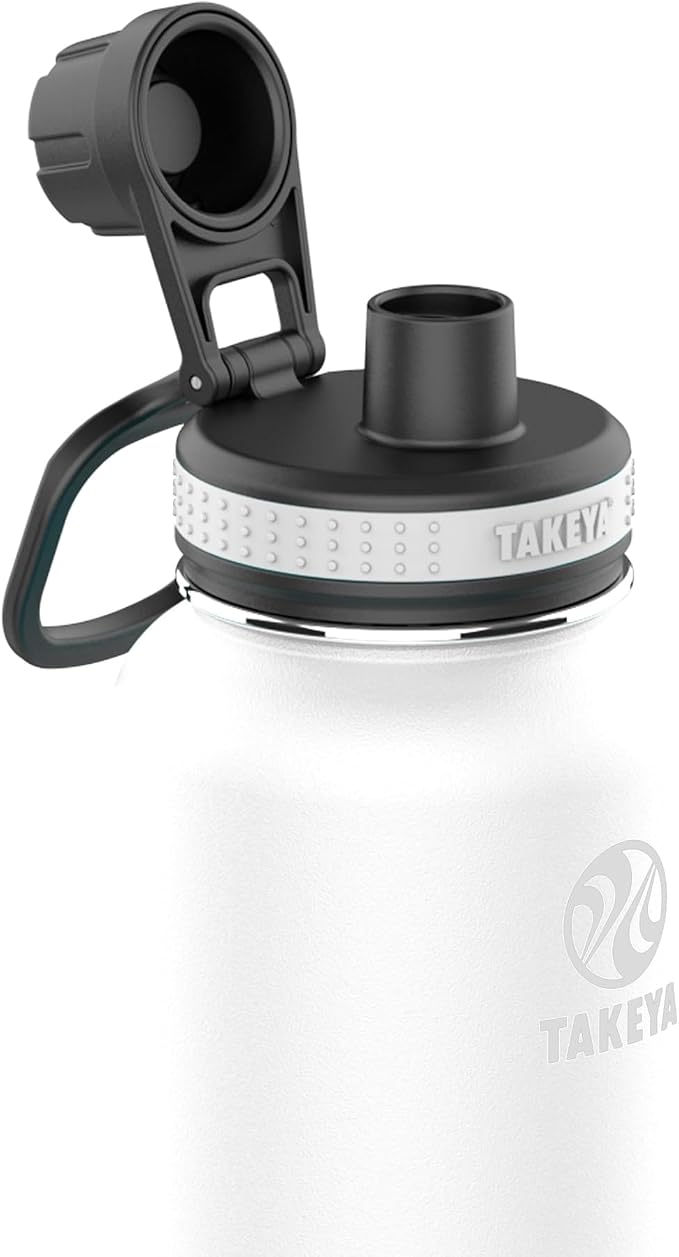 Takeya White Originals Vacuum-Insulated Stainless-Steel Water Bottle - Image 2