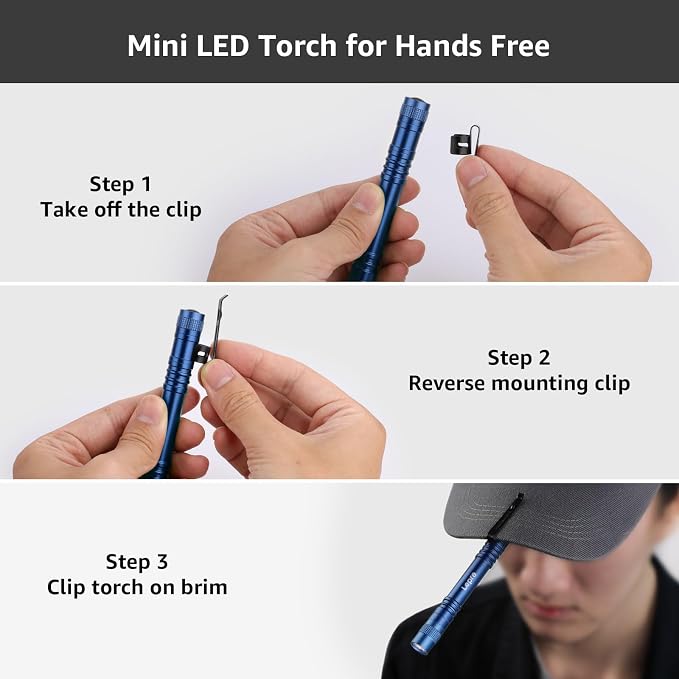 Lepro LED Pen Flashlights, Lightweight, Waterproof Pocket Flashlight - Image 7