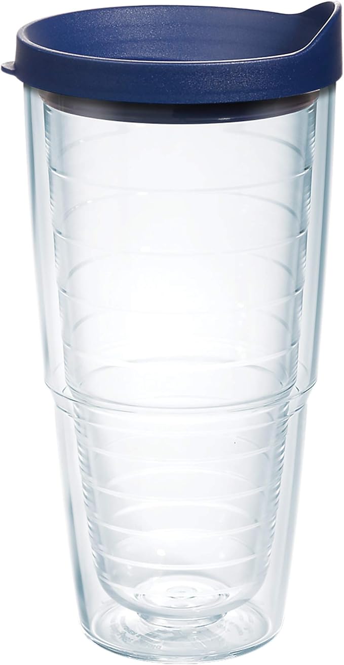 Tervis Made in USA Double Walled Clear & Colorful Lidded Insulated Tumbler Cup by TervisTumblerCompany
