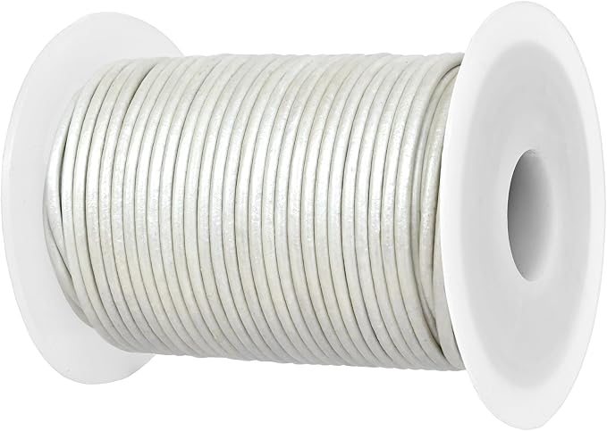GENIQUE Real/Genuine Round Leather String Cord by GENIQUE