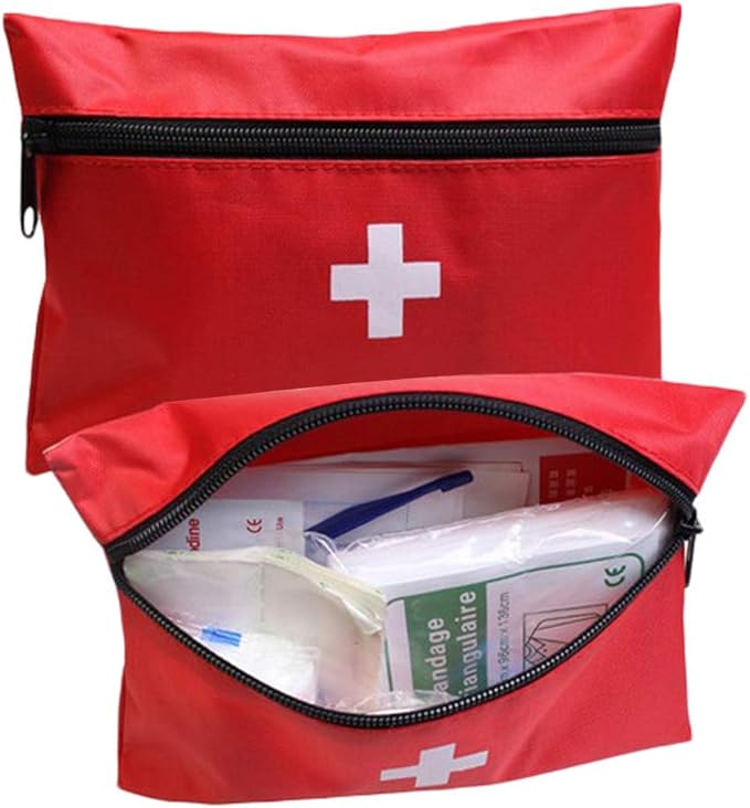 AOUTACC Mini First Aid Kit Empty, Travel Empty First Aid Kit Pouch Bag - Image 2