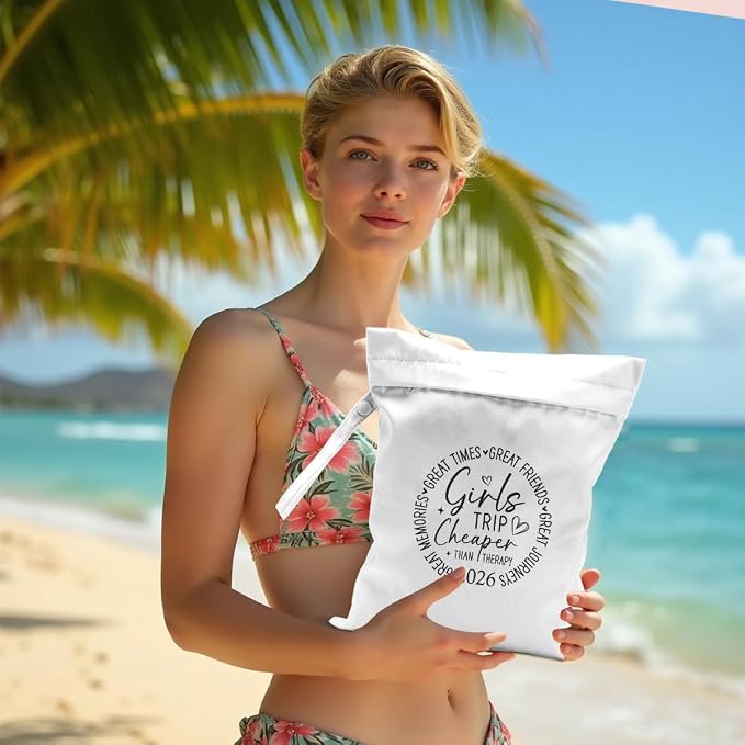 Girls Trip Gifts Wet Dry Bag, Beach Bag Wet Bag Favors, - Image 4