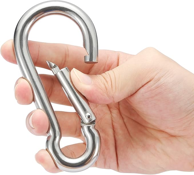 sprookber Stainless Steel Spring Snap Hook Carabiner - Image 4
