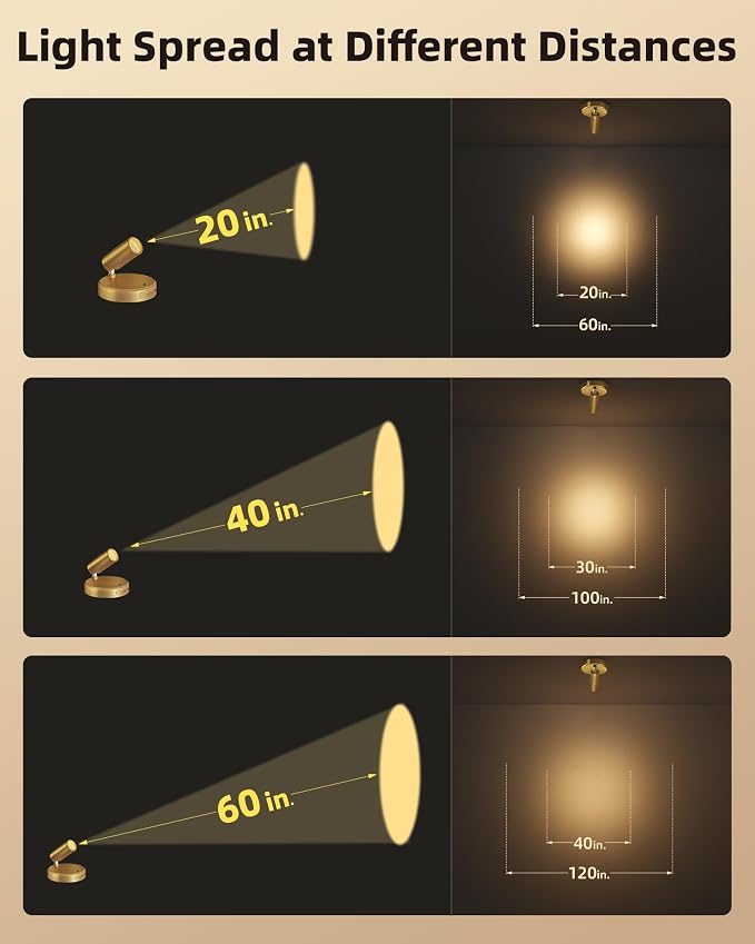 EZVALO LED Spotlight Indoor, 5500mAh Rechargeable Battery-Powered Picture Lights - Image 6