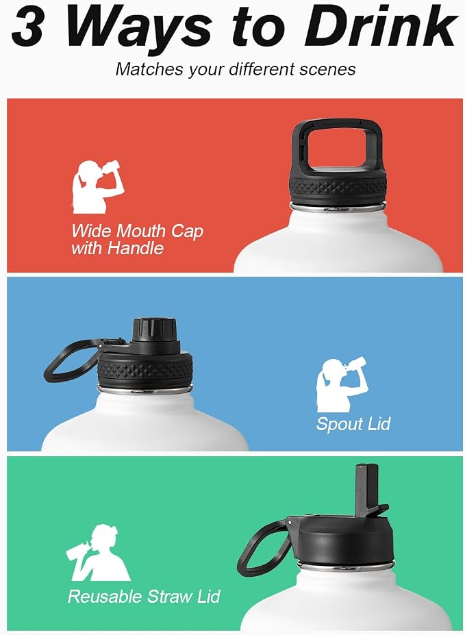 Coolflask 128 oz Gallon Water Bottle Insulated - Image 5