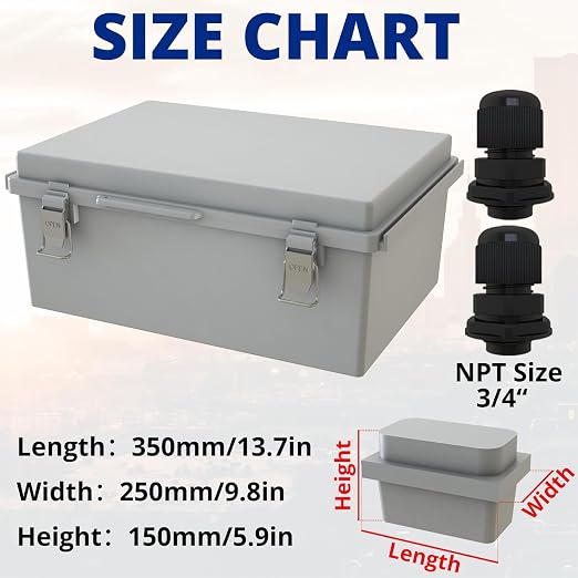 MAKERELE Grey Electrical Junction Box - Image 2