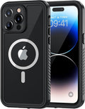 Lanhiem Magnetic for iPhone 14 Pro Max Case, Waterproof Dustproof Case by LanhiemHome