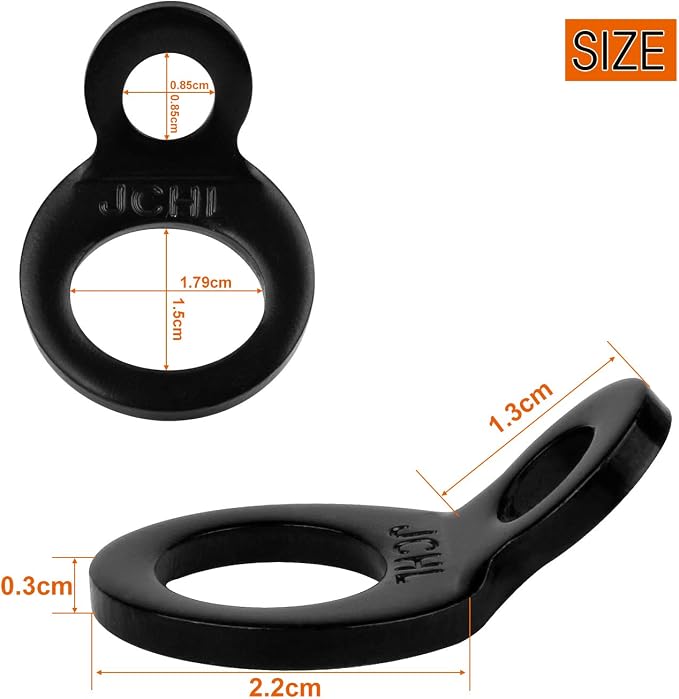 Multi-Purpose Tie Down Strap Rings Stainless Steel Tie-Down Anchors Hooks - Image 2