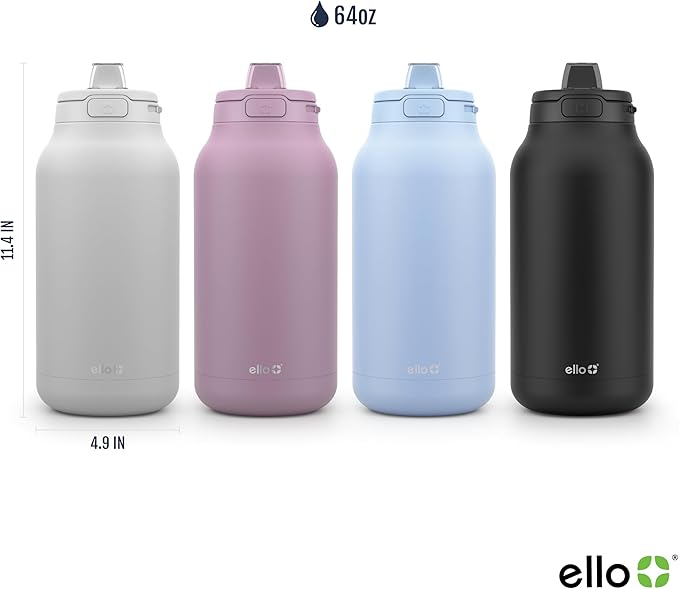 Ello Hydra 64oz Half Gallon Vacuum Insulated Stainless Steel Jug - Image 4