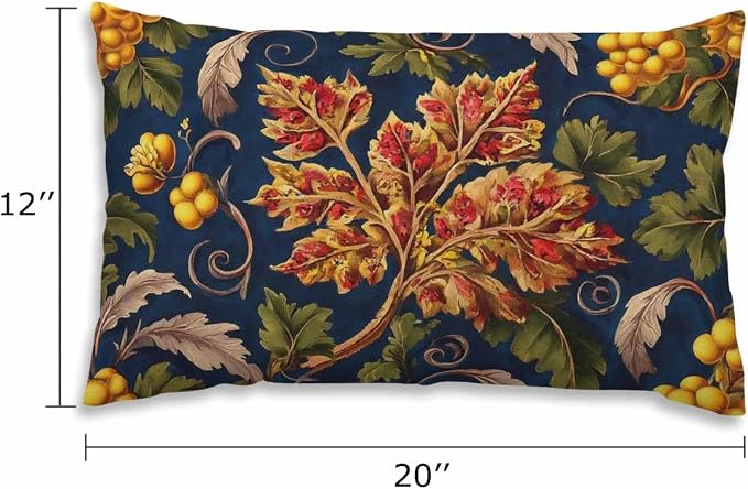 EKOBLA Paisley Floral Pattern Throw Pillow Case Cushion Cover Flowers Plant - Image 2