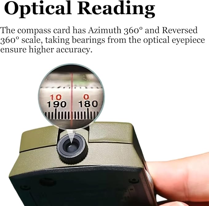 Multifunctional Military Aiming Navigation Compass Compass | IP65 Military - Image 4