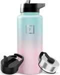 IRON °FLASK Camping & Hiking Hydration Flask - 32 oz Bubble Gum by IronFlask