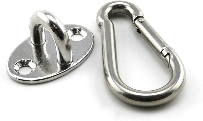 heyous 2 Set M6 Suspension Ceiling Wall Mount U Hook Anchor Hanger Stainless - Image 2