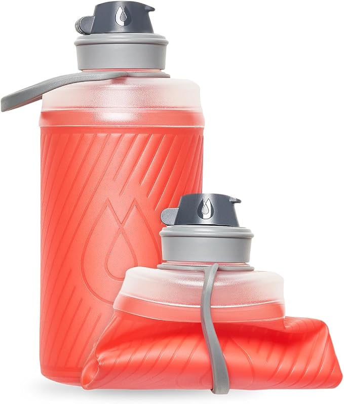 HydraPak Flux - Collapsible Backpacking Water Bottle - BPA Free, Ultra Light by Hydrapak