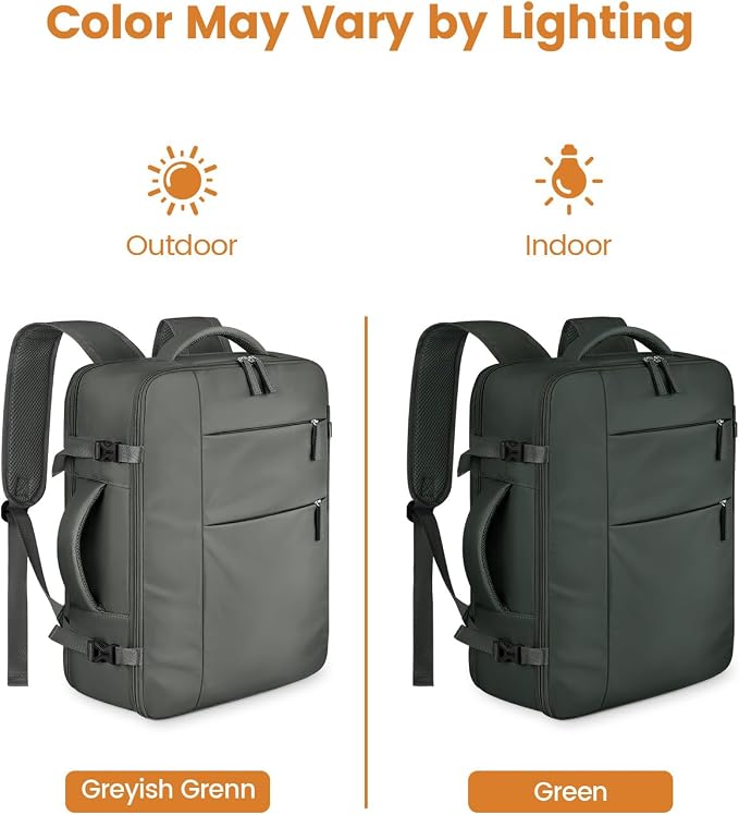 Capolo Travel Backpack for Women Men Waterproof Laptop Backpack Airlines - Image 3