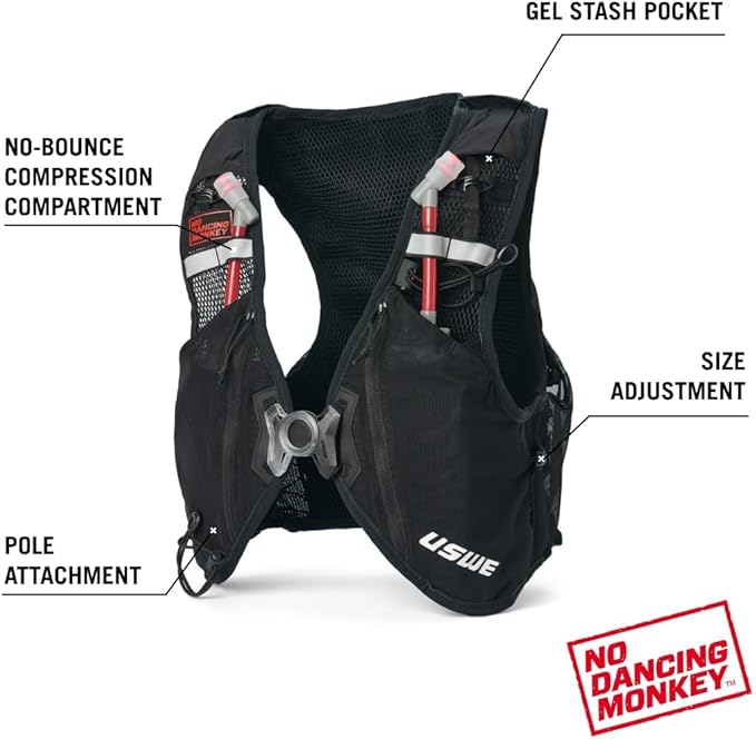 USWE Pace - Running Vest Hydration Pack - Image 2