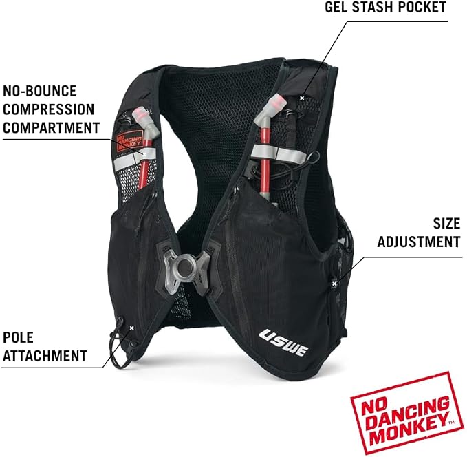 USWE Pace - Running Vest Hydration Pack - Image 2