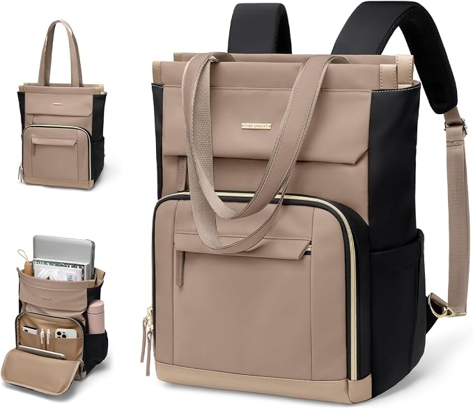 Convertible Daypack Laptop Backpack by GOLFQUALITY