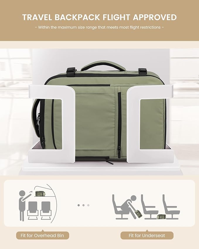 LOVEVOOK Travel Backpack for Women & Men, 40L Large Carry On Backpack Airline - Image 5