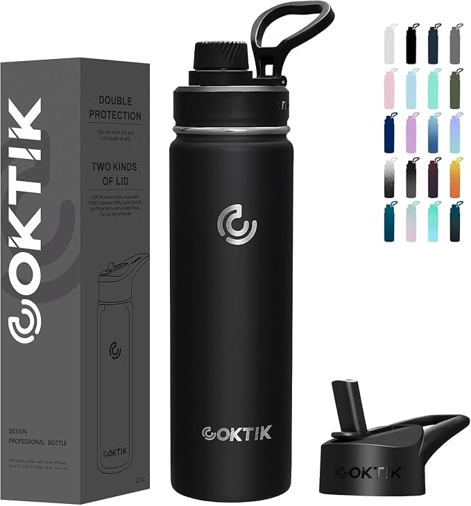 40 Pack 22 oz Sports Water Bottle by coktik