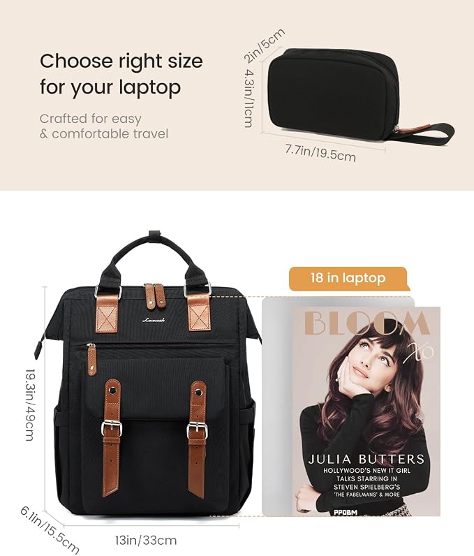 LOVEVOOK Extra Large Travel Laptop Backpack - Image 7