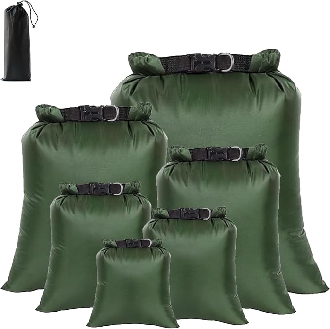 6PCS Dry Bags Waterproof, Lightweight Dry Bags by ILZAR