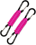 Paracord Braided Carabiner Keychain Lanyard Strap, Hanger Stroller Hook w/2 by REHTAEL