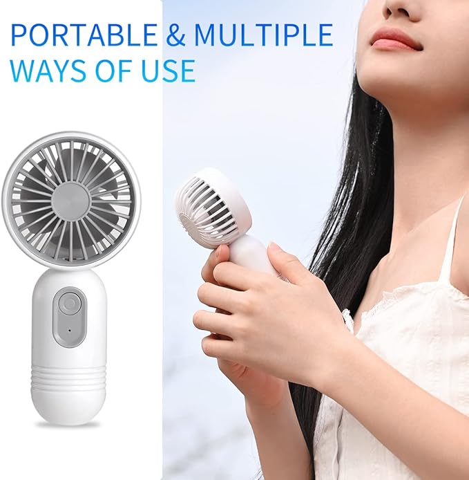 VanSmaGo Portable Mini 2-pack Handheld Personal Small Fan - Image 4